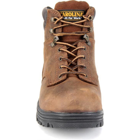 Carolina Waterproof work boot, front view.