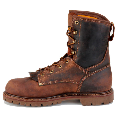 Carolina Shoes lace-up work boots.