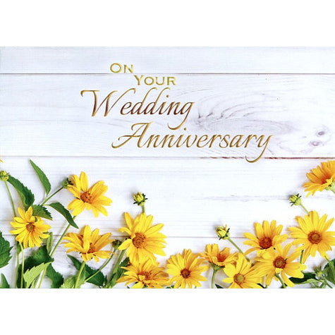 Card 2 Anniversary Fresh Floral