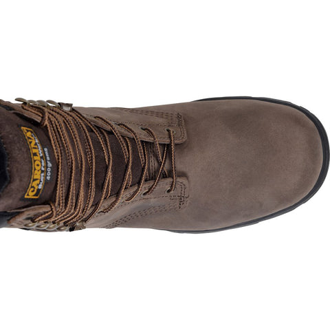 Carolina Mens 8" insulated Surveyor work boots top view