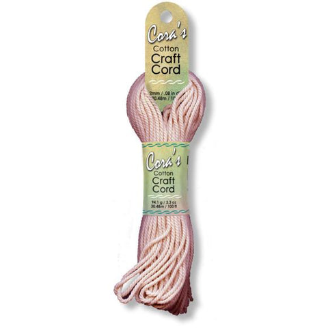Blush Pink Cotton Craft Cord
