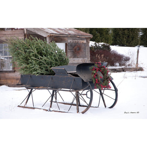 Christmas Sleigh Door Mat IH579