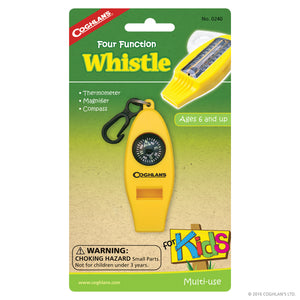 Kids four-function whistle