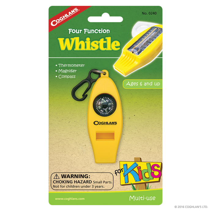 Kids four-function whistle