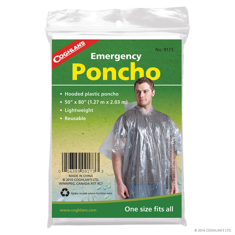 Emergency poncho
