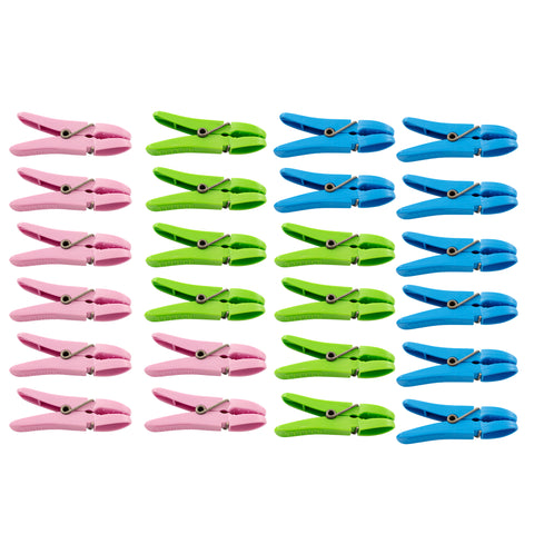 Tricolor clothespins