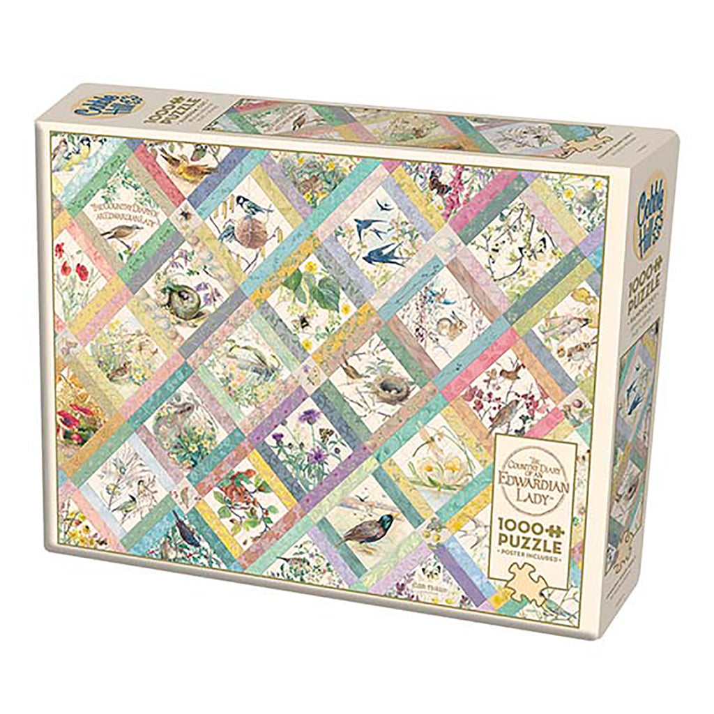 Cobble Hill Country Diary Quilt Puzzle 80357 1000-Piece – Good's