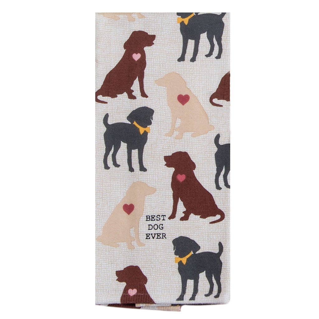 Cute Dog Kitchen Towels Set 5 pcs Funny Dog Sayings Dish Towels 16 x 28  Cotton