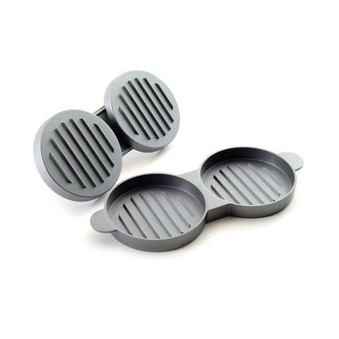 Double hamburger press