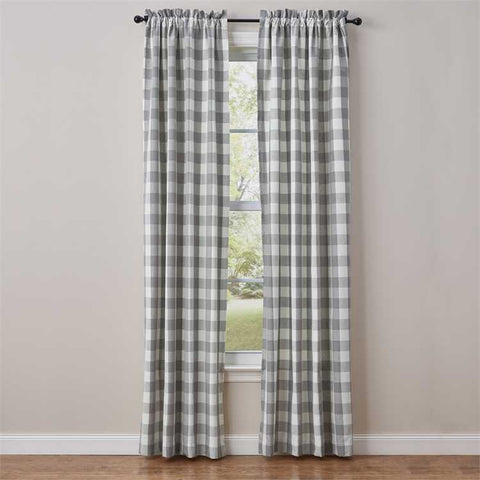 Dove gray curtains