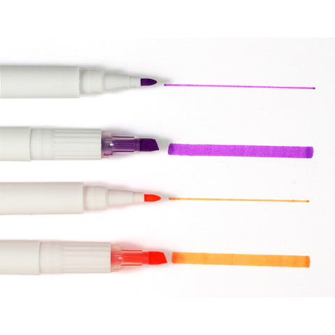 Dual tip highlighting pens