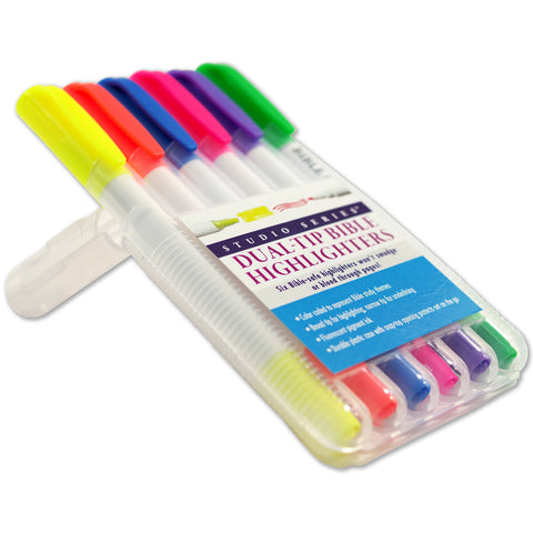 Set of dual tip Bible Highlighters