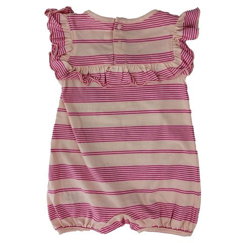 Girl Sleeveless Stripe Romper CM9707