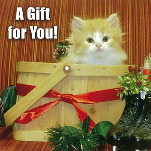 Good's Store Gift Card Christmas Cat Holder