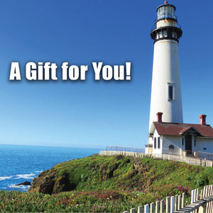 Good's Store Gift Card in Lighthouse Holder