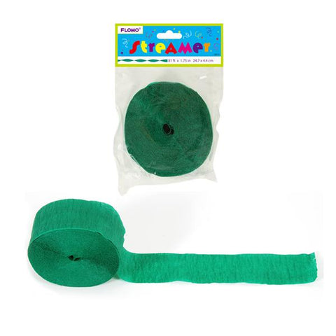 CREPE STREAMER GREEN