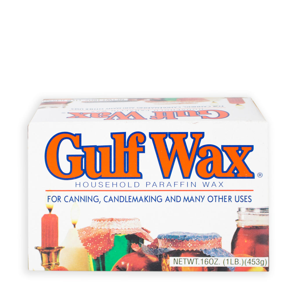 Gulf Wax Household Paraffin Wax for Canning & Candlemaking - 16 oz pkg