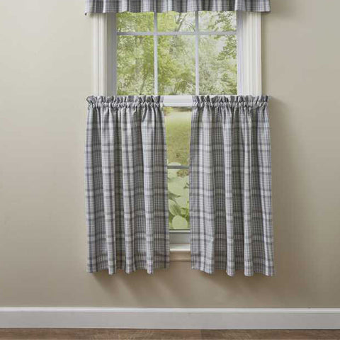 Tiers curtains.
