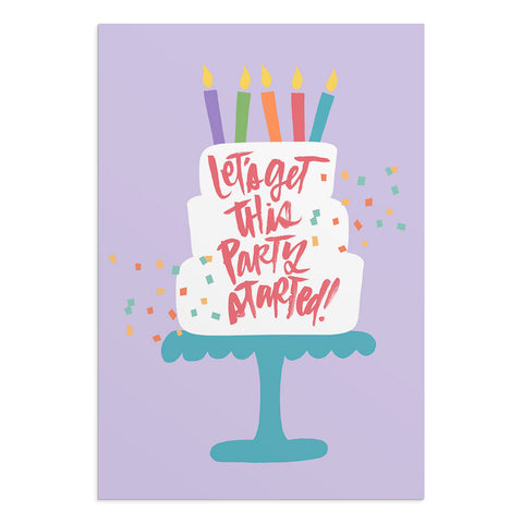 Boxed Cards Birthday Let's Get This Party Started
