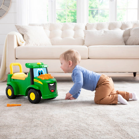 child playing with toy