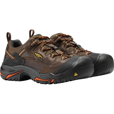 Pair of soft toe work boots
