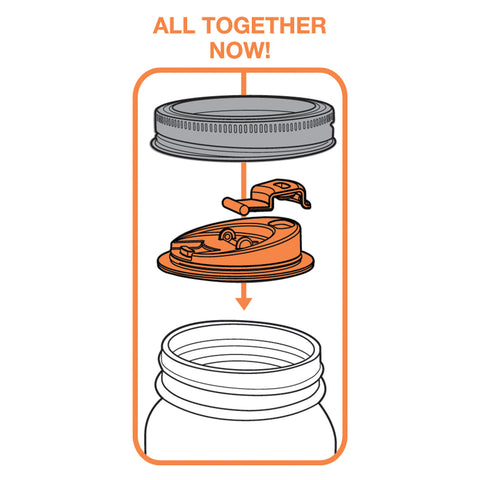 Drinking Cup Mason Jar Lid 82615