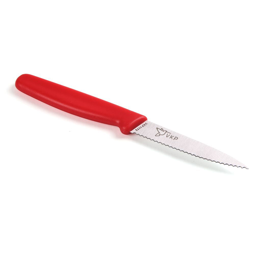 Winco KSTK-31 Sof-Tek™ Paring Knifes 3-1/2 Blade Serrated