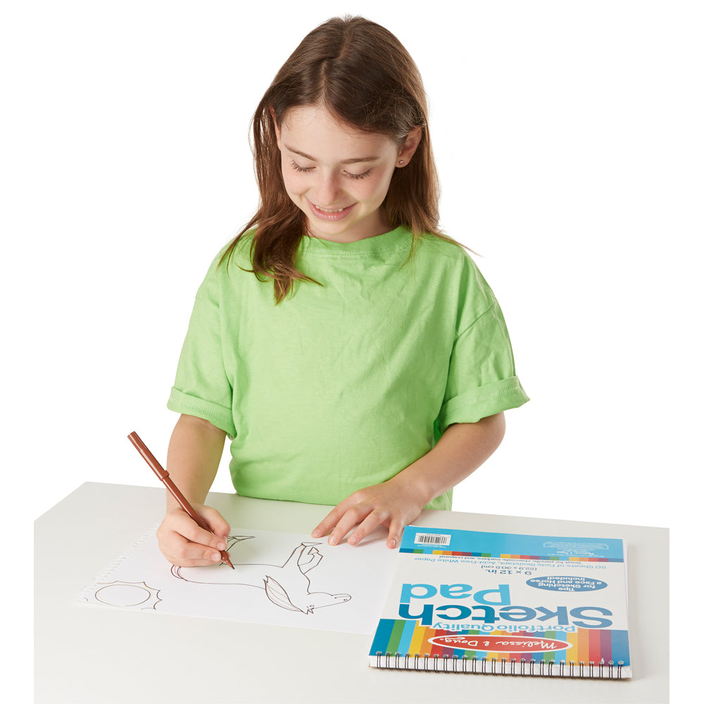 KIDS DRAWING PAD 9x12 UNRULED 