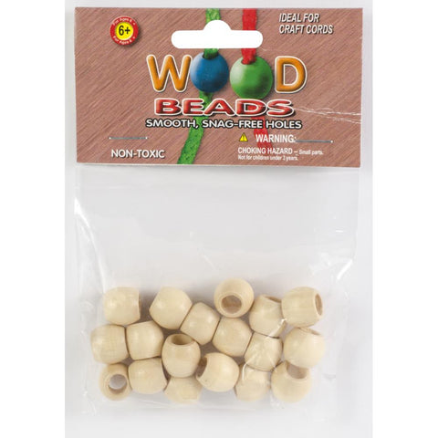 Natural barrel beads