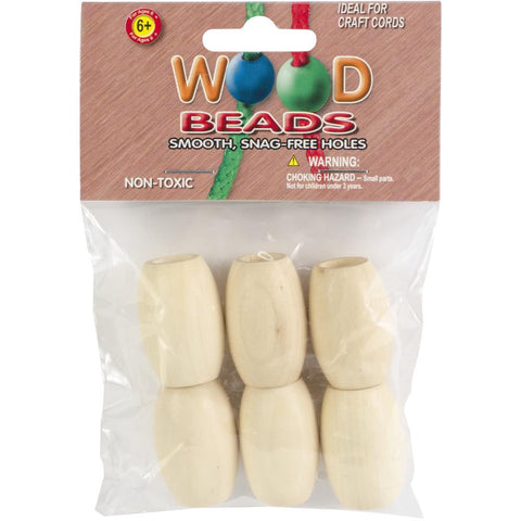 Natural oval beads