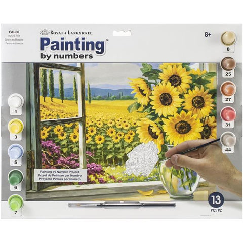 Harvest Time paint-by-numbers set
