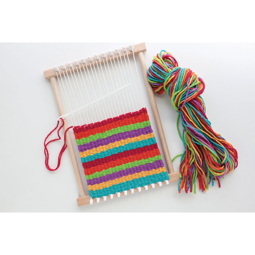 Scarf - woven with a peg loom - The Mini Smallholder