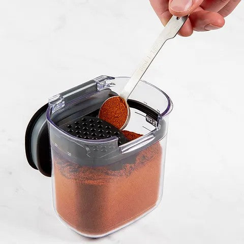 Cocoa Powder Being Leveled