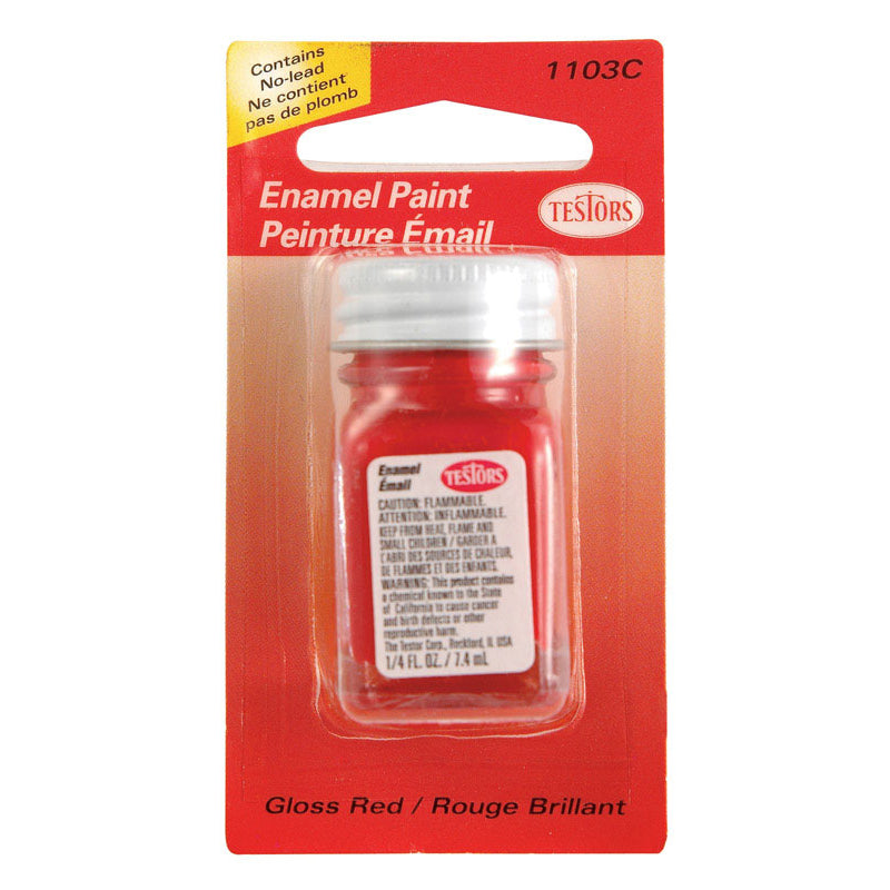 Testors Enamel Paint - Red