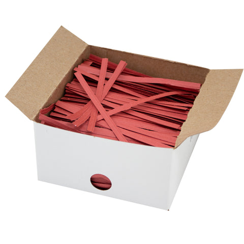 Red twist ties