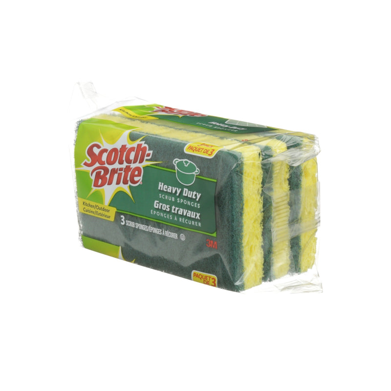 3M DIY Scotch Brite Heavy Duty Scrub Sponges 3-pack 455 – Good's Store  Online