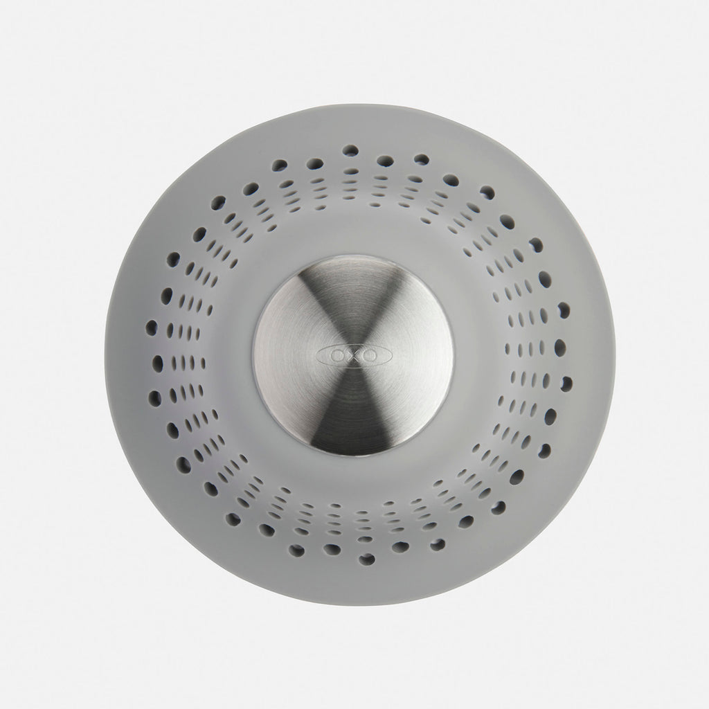Hair Catch Drain Protector Gray - OXO 1 ct