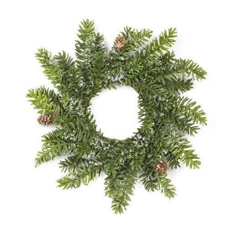 Snowy Fir Wreath 218-6002