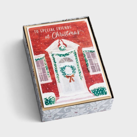 Special Friends Holiday Wreath Boxed Cards J3375