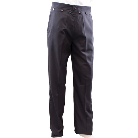 Black broadfull pants.