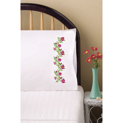Pillowcases Stamped For Embroidery T232
