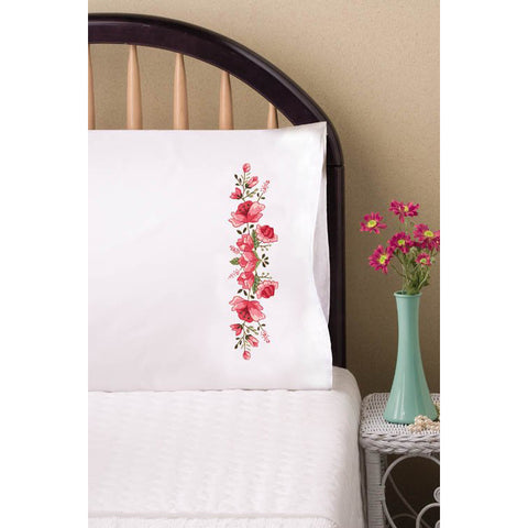 Pillowcases Stamped For Embroidery T232