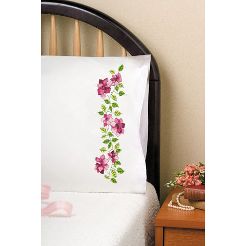 Pillowcases Stamped For Embroidery T232