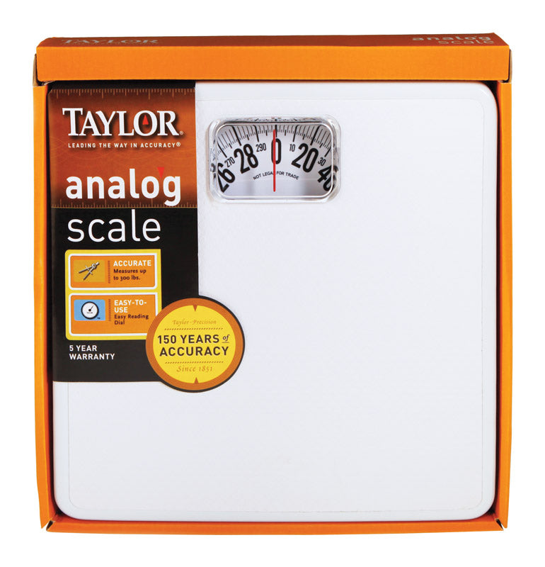 Taylor White Analog Bath Scale