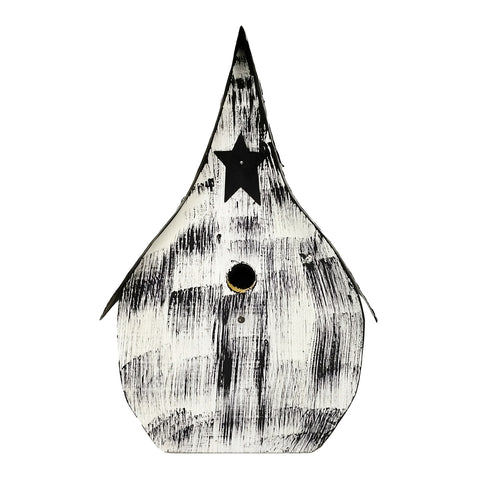 Front View Tear Drop Birdhouse 56