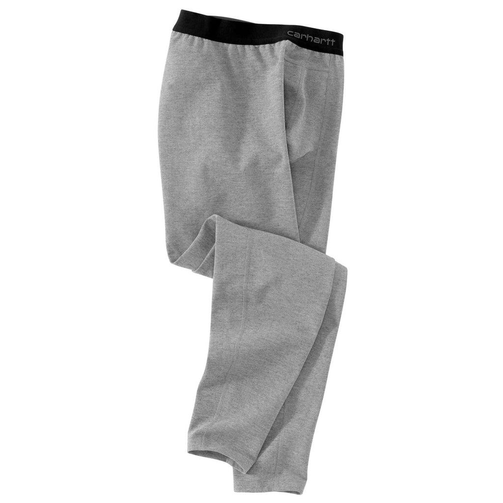 Carhartt Men's Force Heavyweight Heathered Knit Base Layer Quarter-Zip  Pocket Top
