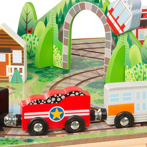 Take Along Railroad close up