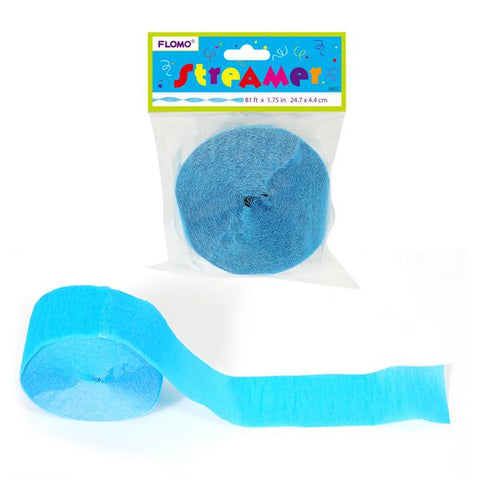 CREPE STREAMER TURQUOISE