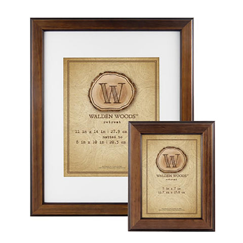 Warm Walnut Walden Woods Retreat Frame 458