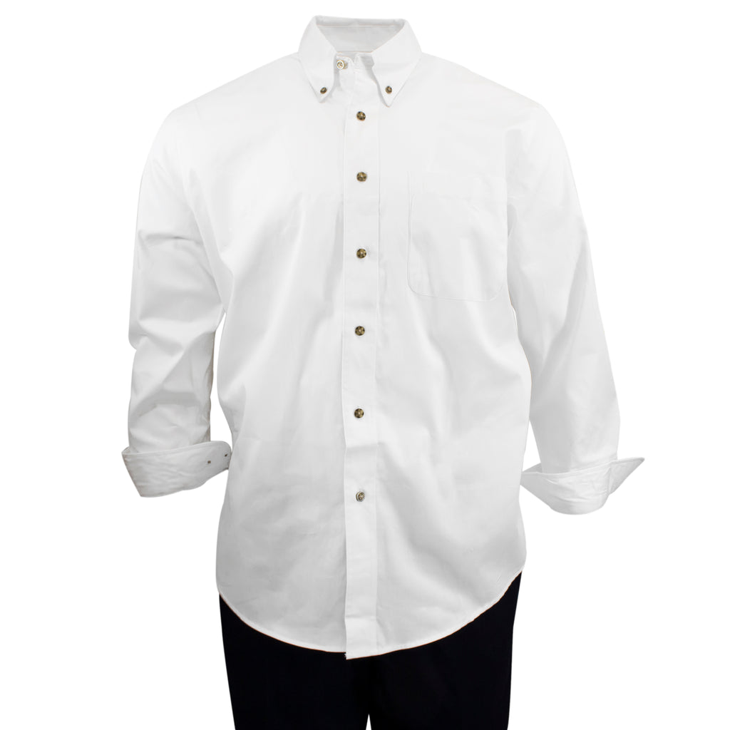 3K Basic Wear Premium Cotton Shirt White /men's wear